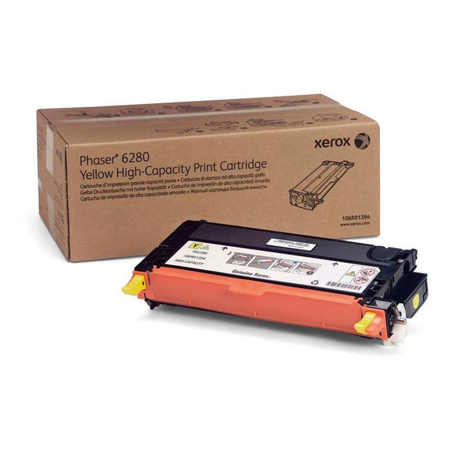 Toner d'origine Xerox 106R01402 - jaune