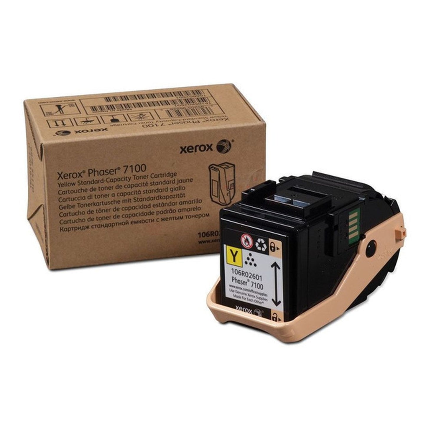 Toner d'origine Xerox 106R02601 - jaune