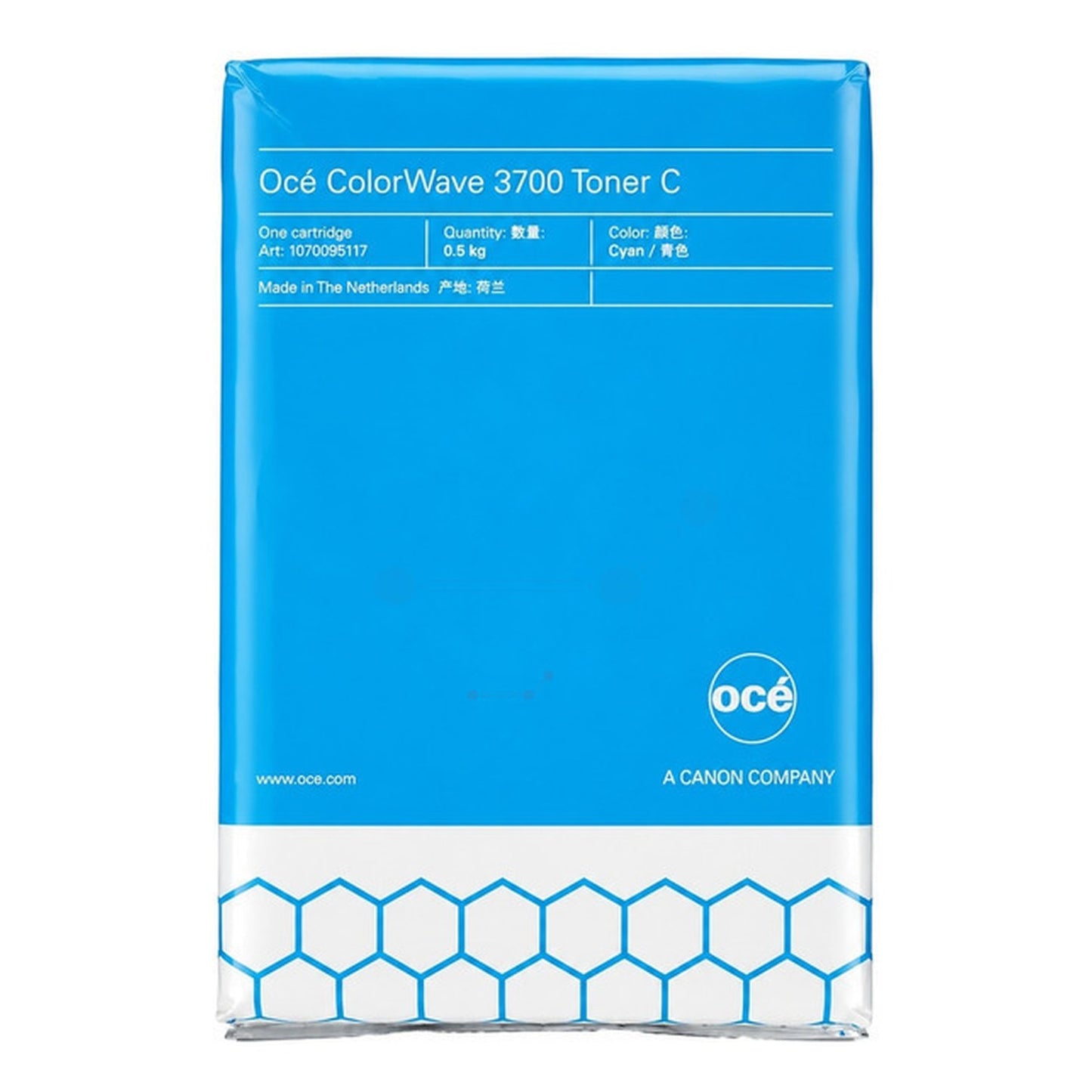 Toner d'origine OCE 1070095117 - cyan