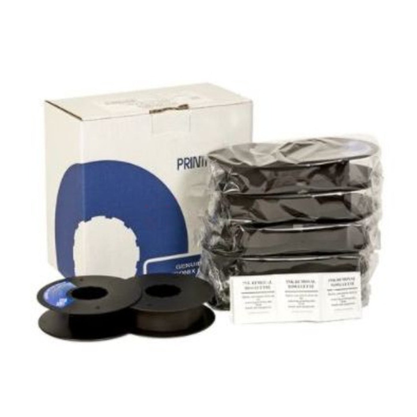 Ruban d'origine Printronix 107675007 - noir - Vendu par pack de 6