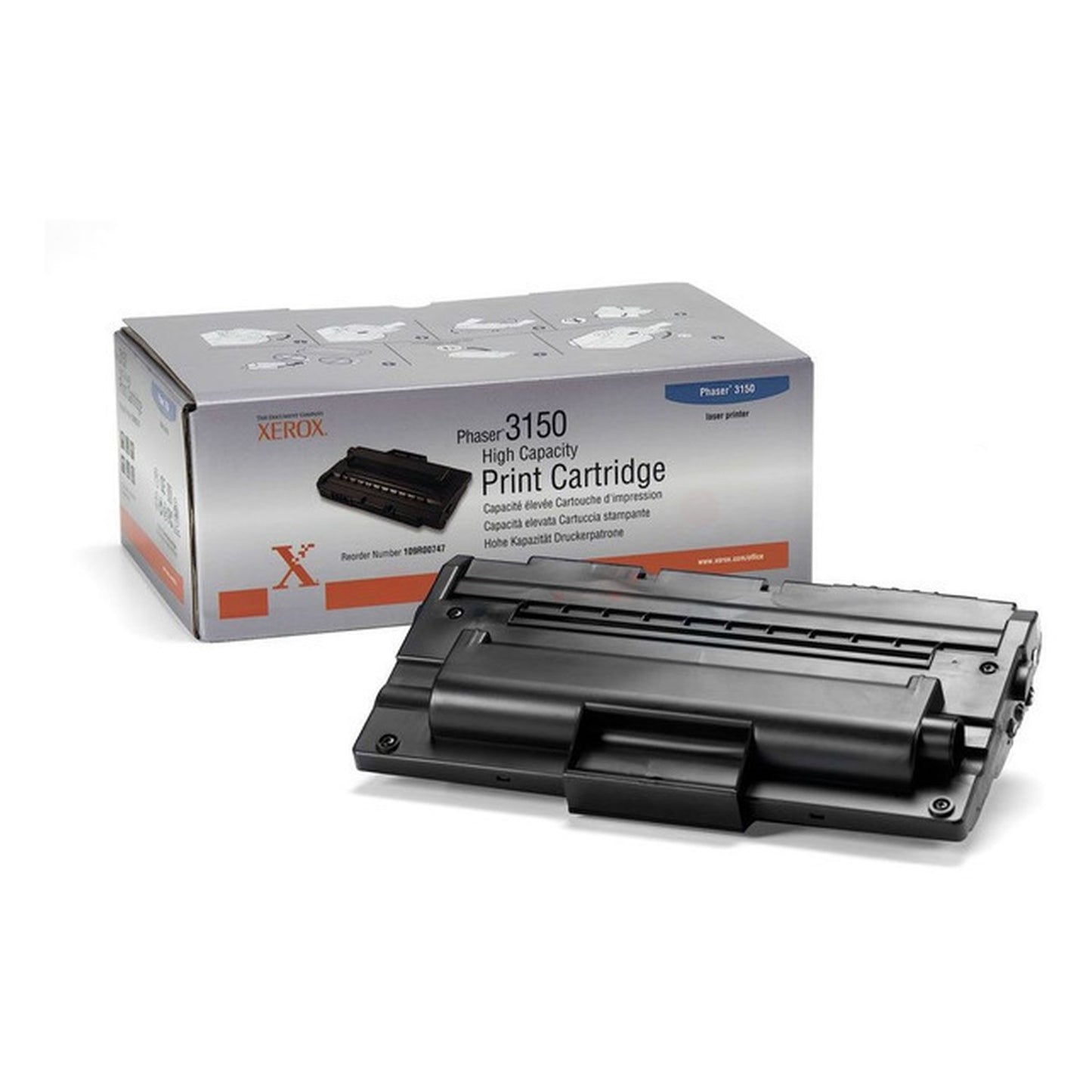 Toner d'origine Xerox 109R00747 - noir