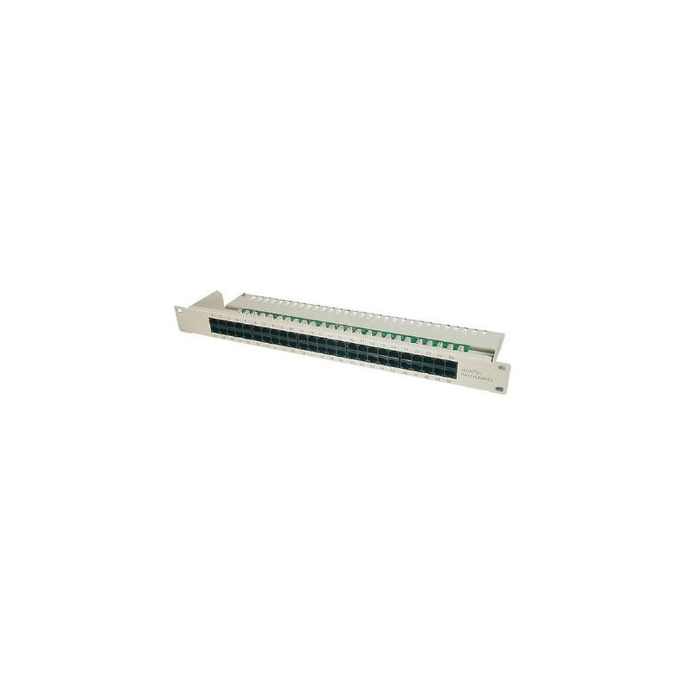 DIGITUS Panneau de brassage RNIS 19", CAT 3, 50 ports RJ45,