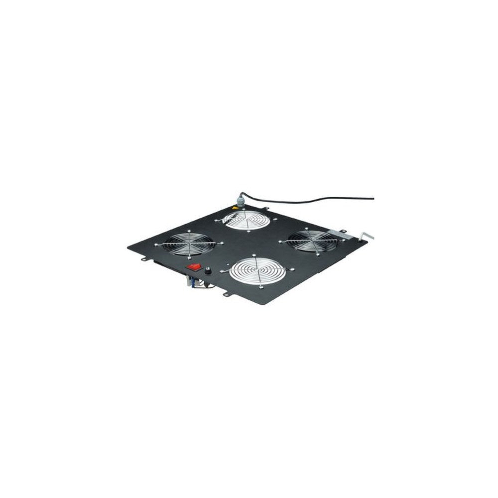 DIGITUS unité de ventilation de toit, 2 ventilateurs, noir