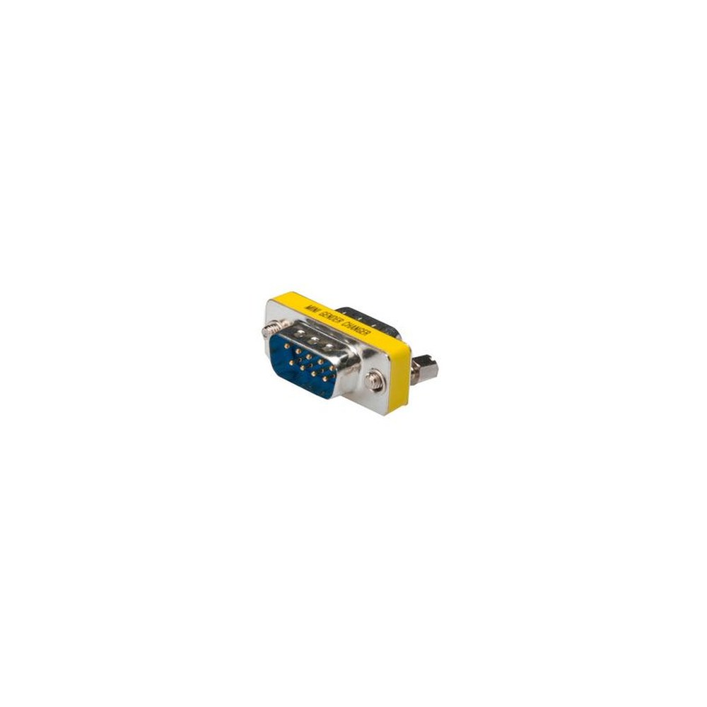 DIGITUS Mini changeur de genre, 9 broches Sub-D, mâles