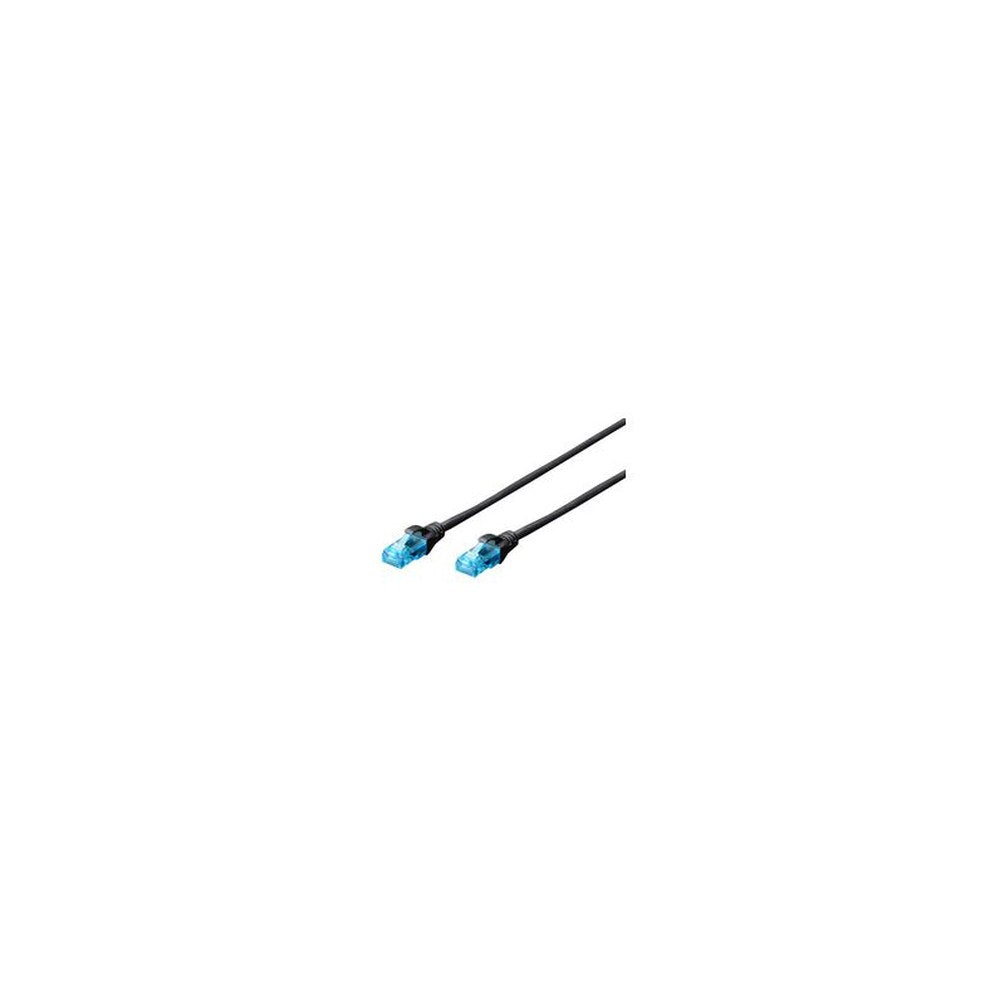 DIGITUS Câble patch, Cat. 5e, U/UTP,  2,0 m, noir