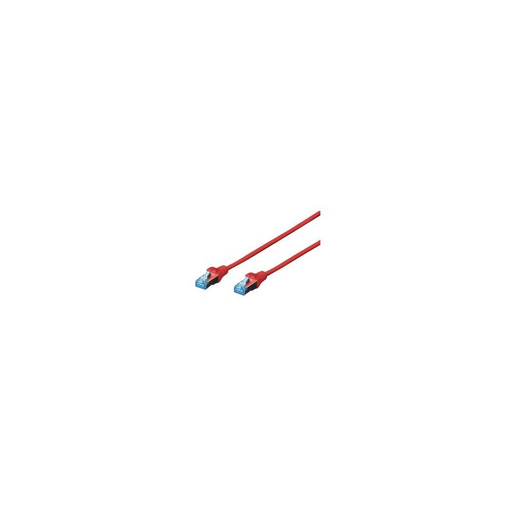DIGITUS Câble patch Cat. 5e, SF/UTP, 2,0 m, rouge