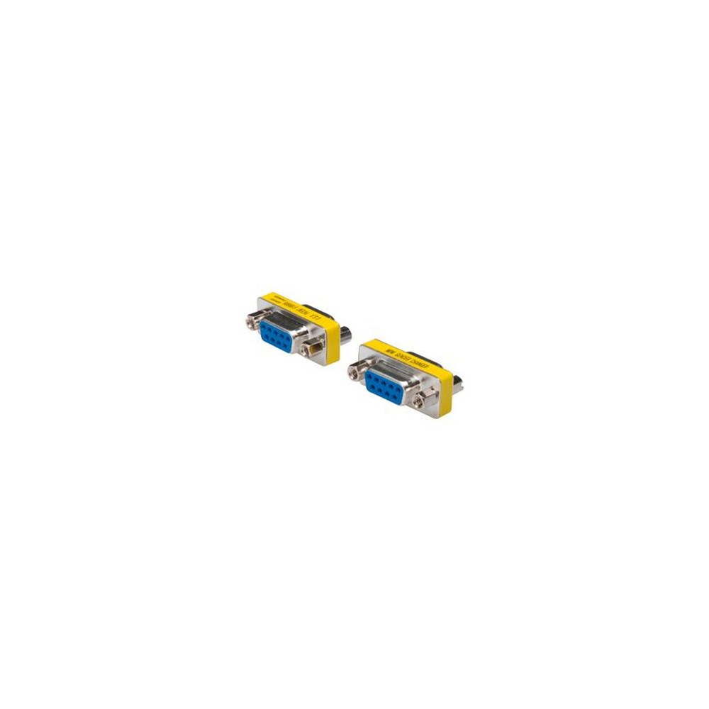 DIGITUS Mini changeur de genre, 9 broches Sub-D, femelle
