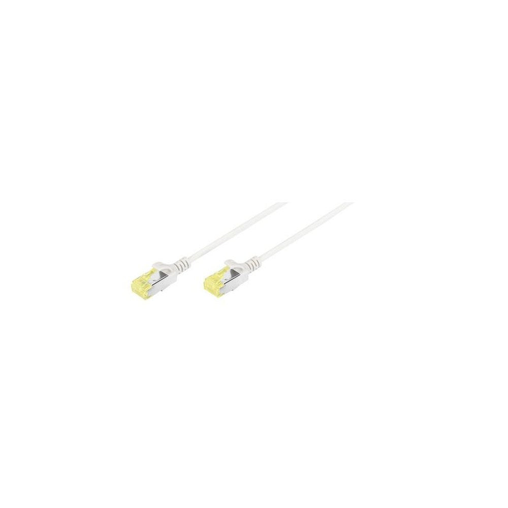 DIGITUS Câble de brassage Slim, Cat.6A, U/UTP, 1,0 m