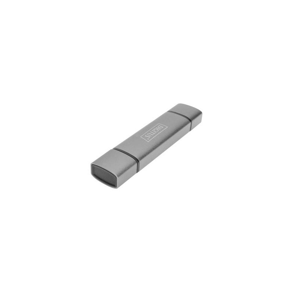 DIGITUS Hub à double lecteur de carte USB-C / USB3.0, OTG