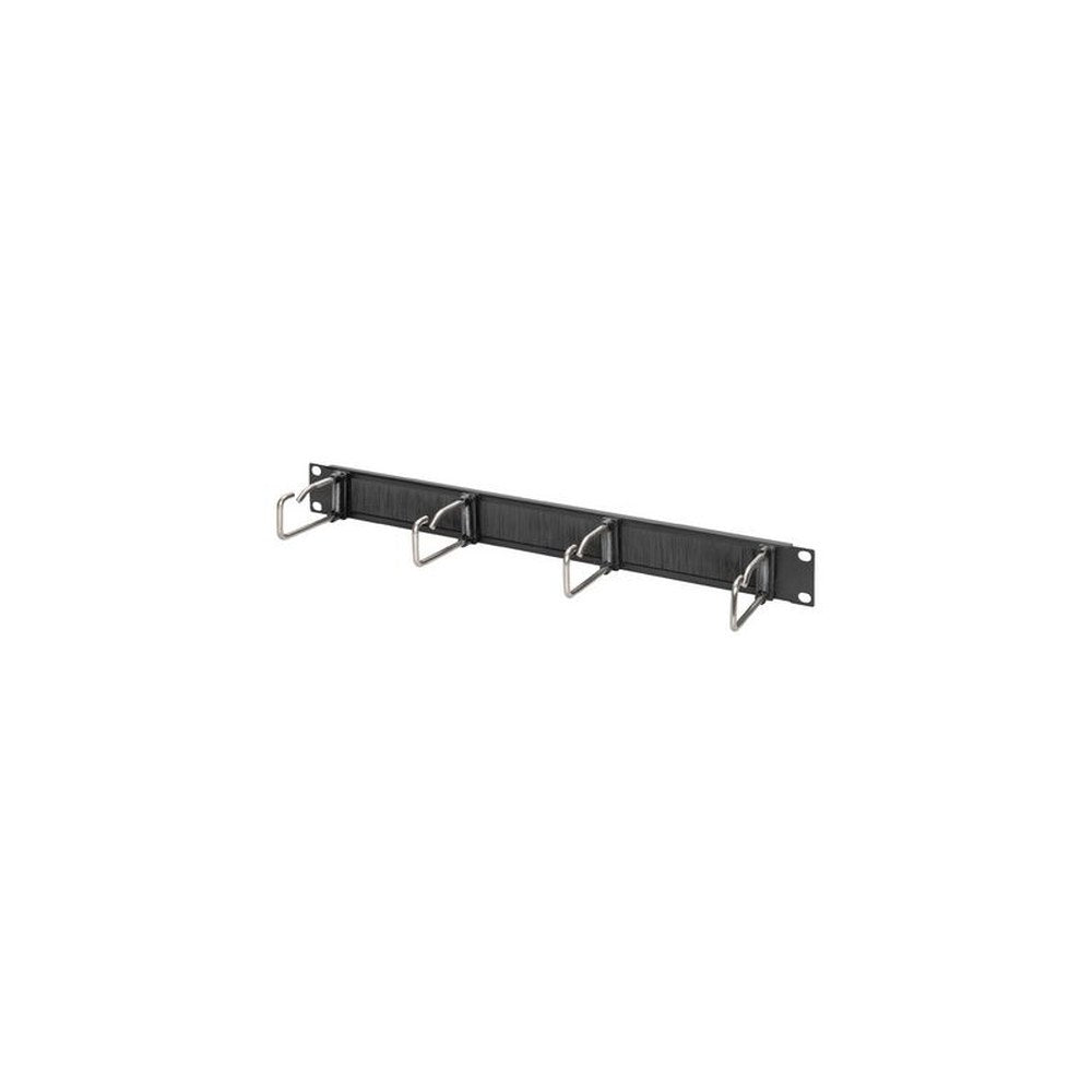 DIGITUS Panneau de rangement 19", 1U, 5 guide-cables, noir