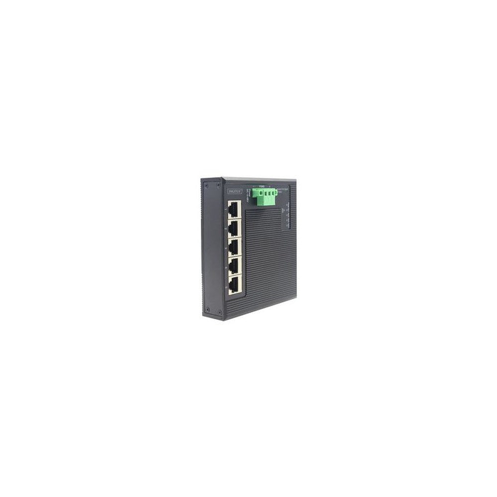 DIGITUS Commutateur industriel plat Gigabit, 5 ports, IP40