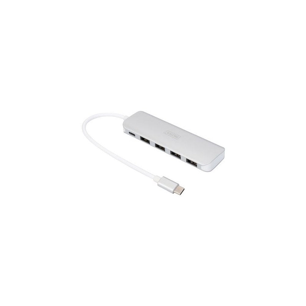 DIGITUS Hub USB-C 3.0, 4 ports, argent