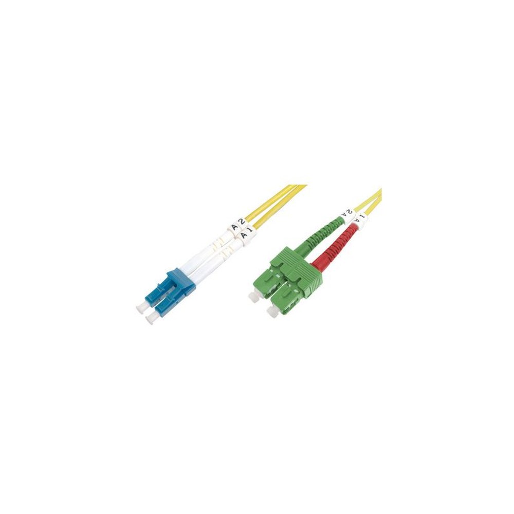 DIGITUS Câble patch à fibres optiques, LC-Duplex - SC-Duplex