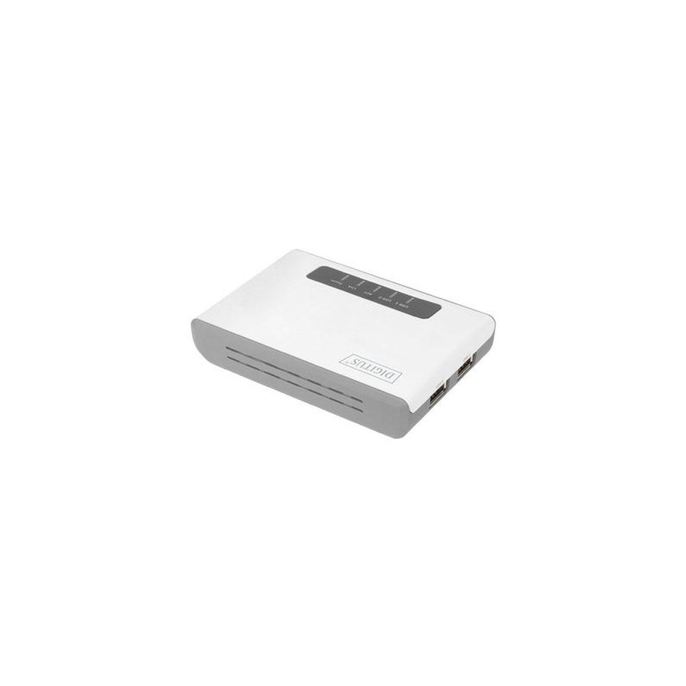 DIGITUS Serveur réseau multifonctions sans fil 2 ports USB
