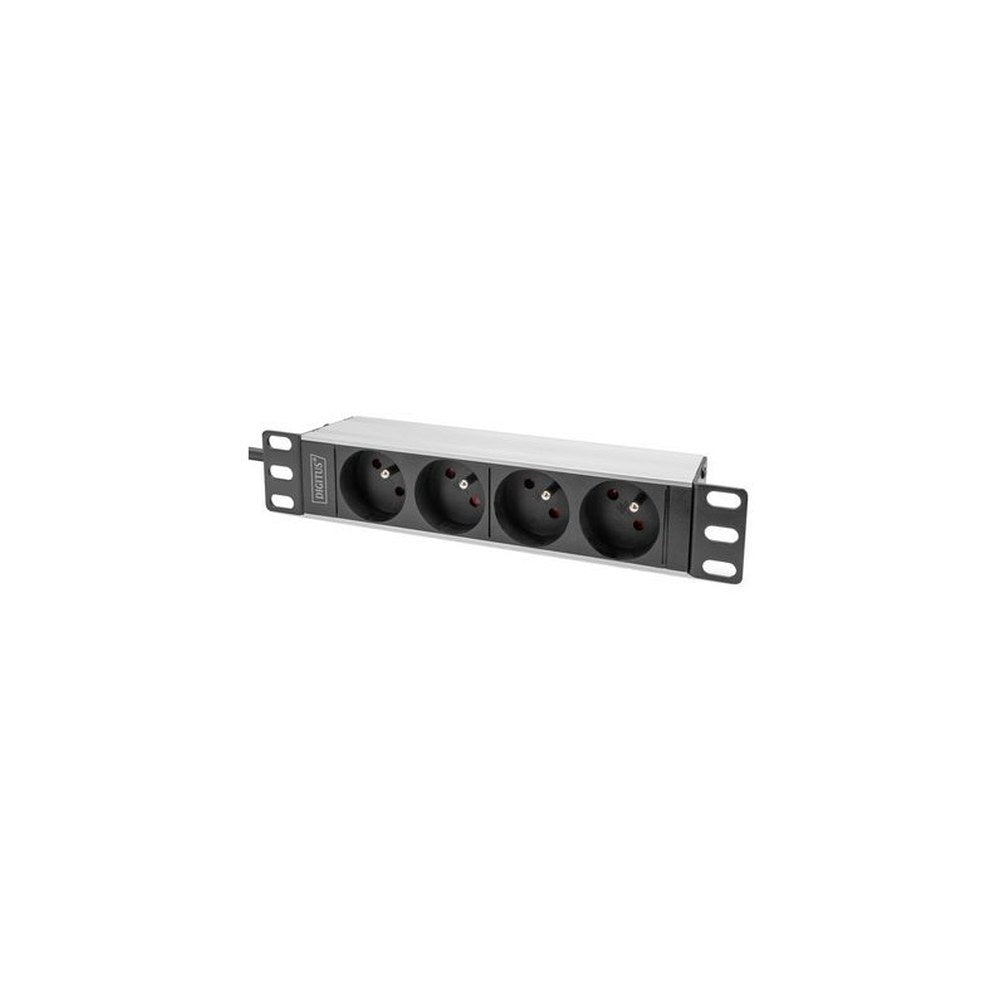DIGITUS Multiprise 10" avec profilé aluminium, 4 prises