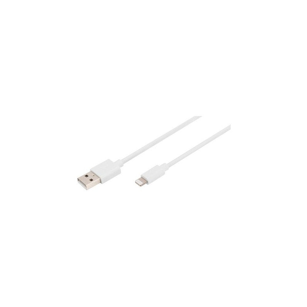 DIGITUS Câble de données/charge Lightning Apple, USB-A