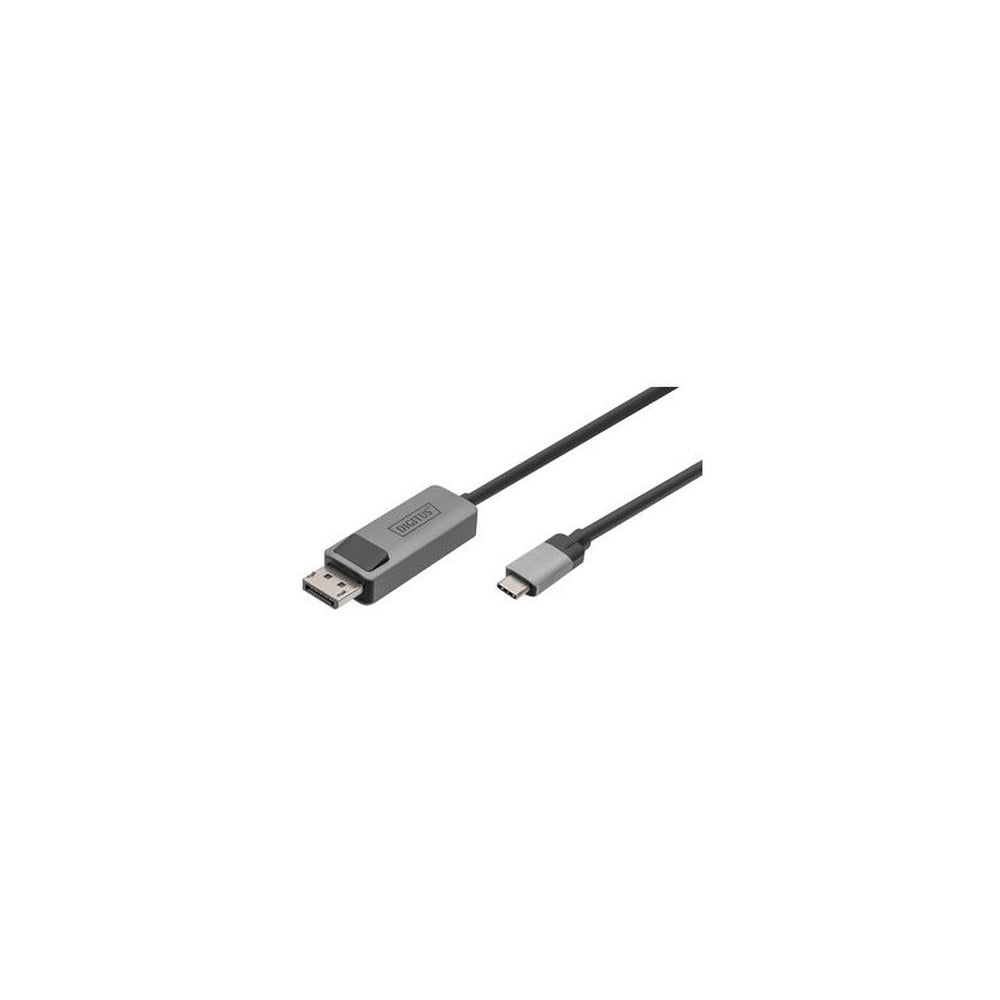 DIGITUS Câble adaptateur bidirectionnel USB type C - DP, 1 m