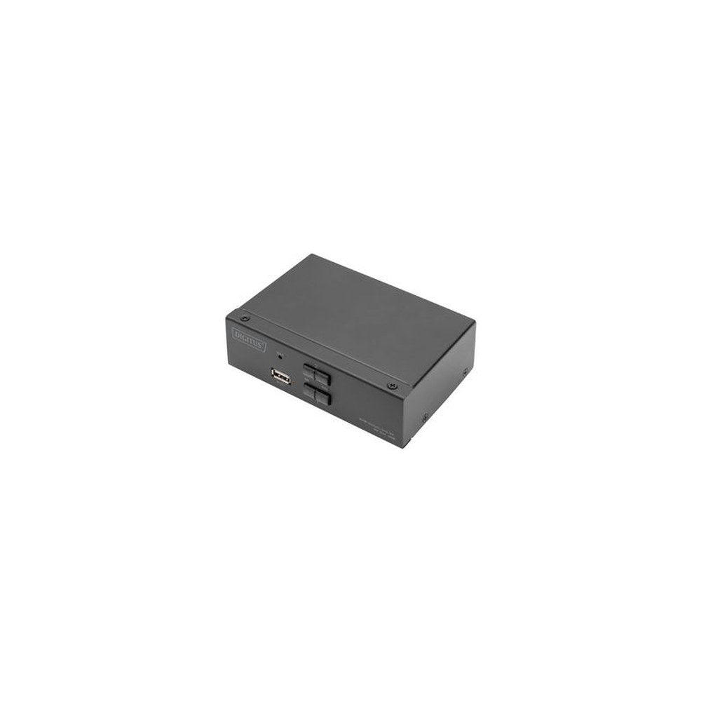 DIGITUS Switch KVM, 2x1, noir
