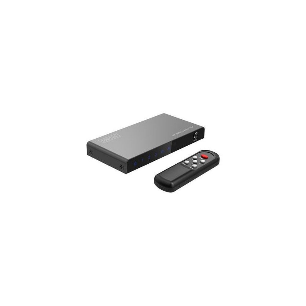 DIGITUS Commutateur HDMI 4K, 3x1, noir
