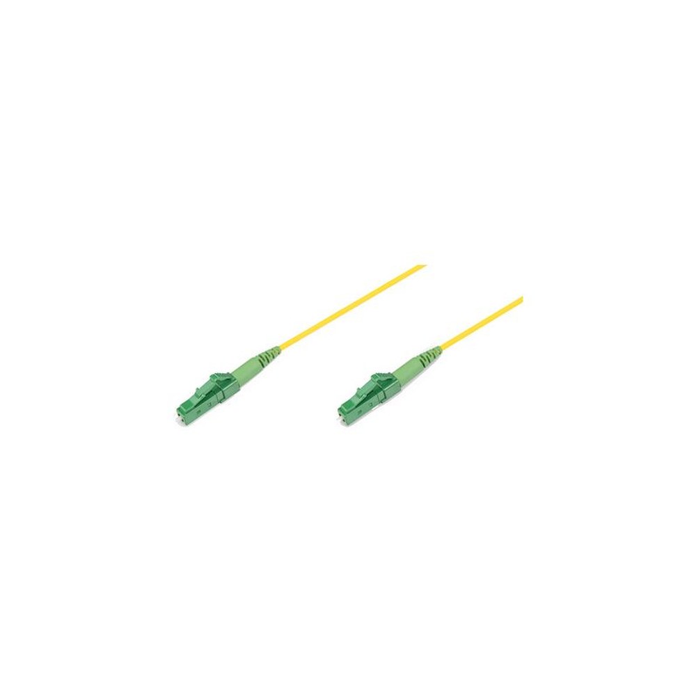 DIGITUS Câble patch fibre Simplex, LC/APC-LC/APC, 15,0 m