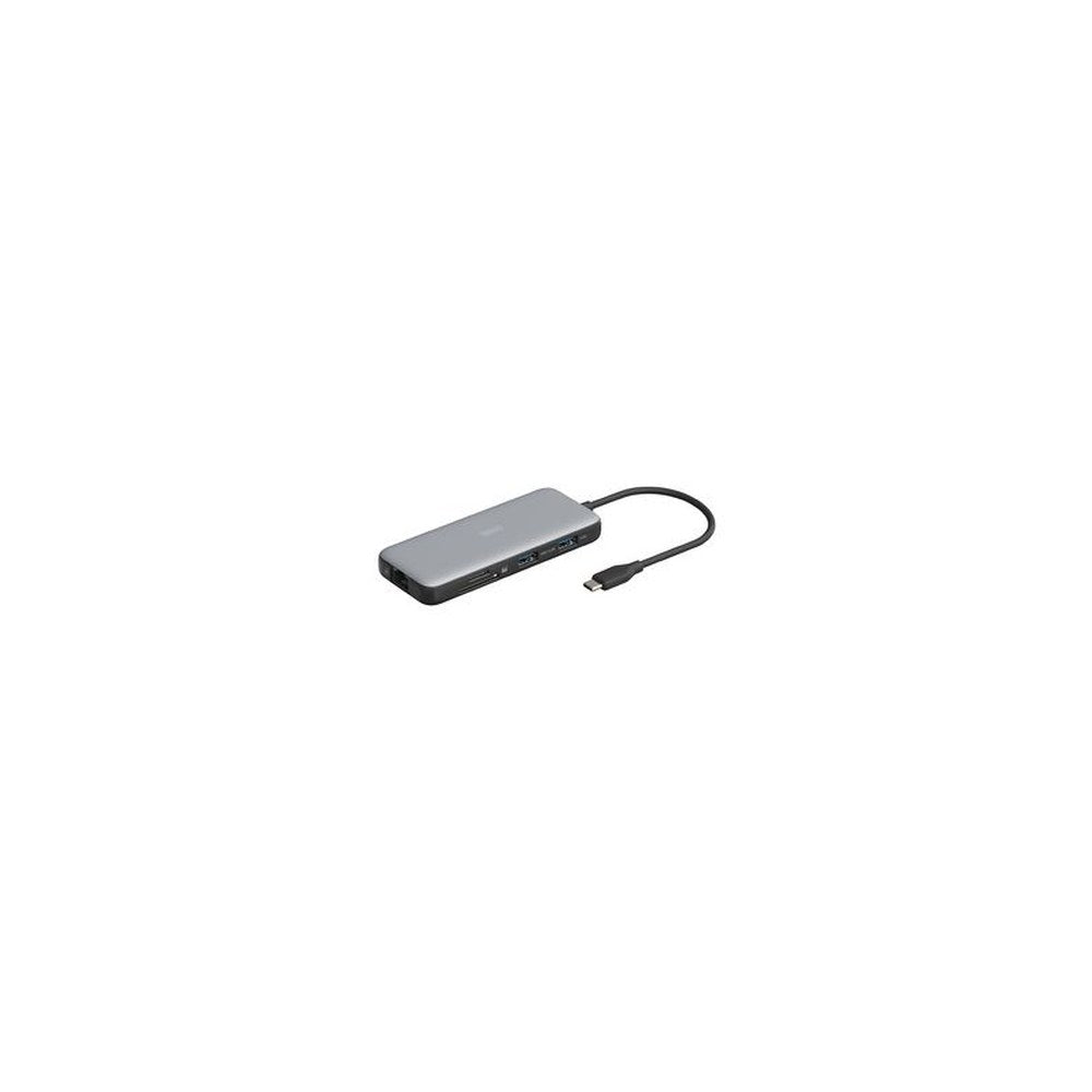 DIGITUS Station d'accueil USB-C, 8 ports, gris/noir