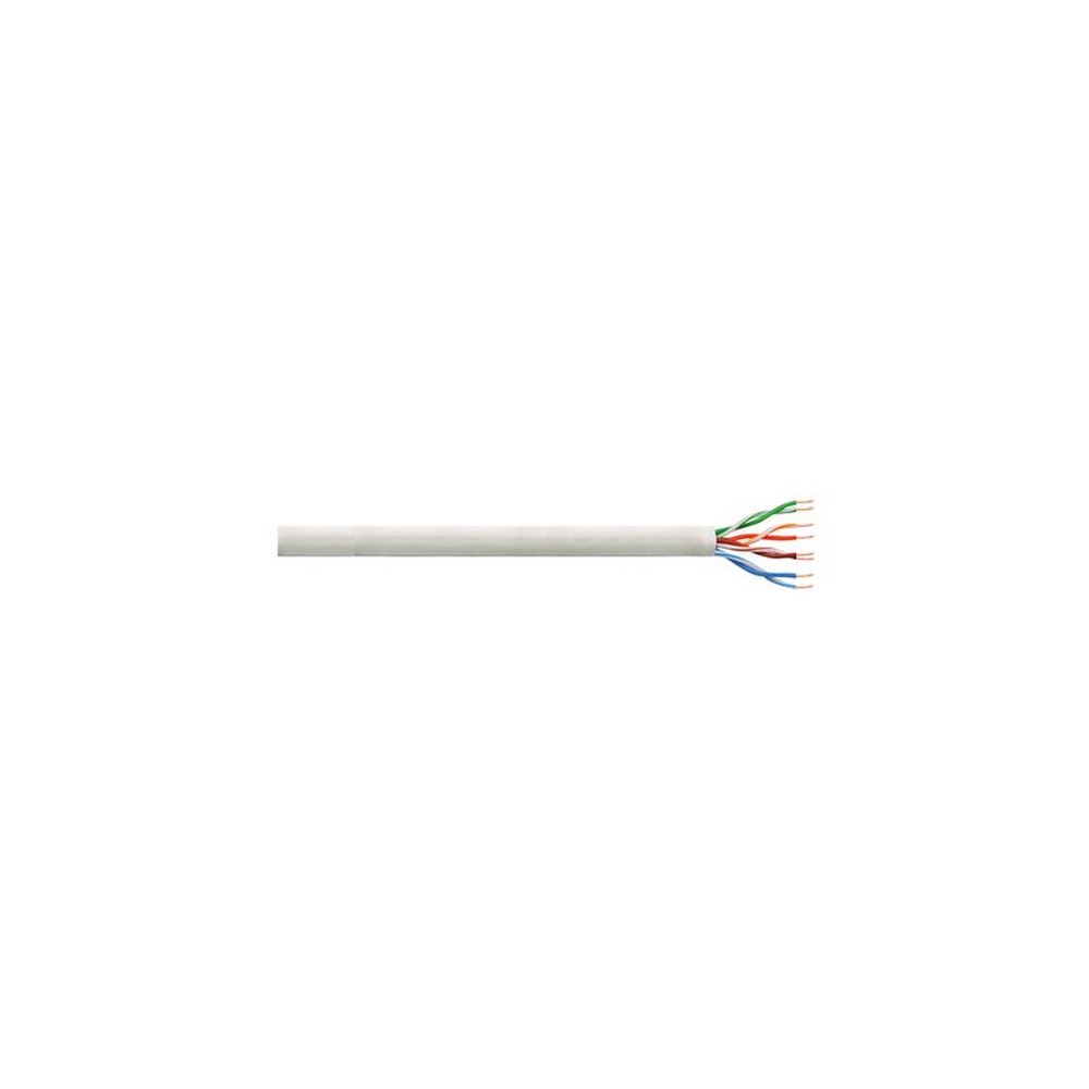 LogiLink Câble d'installation, Cat.5e, U/UTP, 100 m, gris