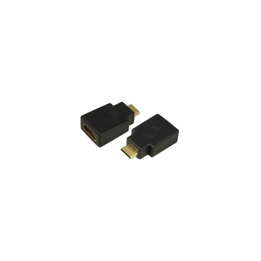 LogiLink Mini adaptateur, HDMI femelle - HDMI mâle, 19 pôles