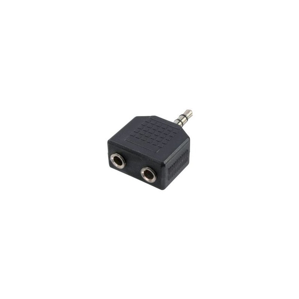 LogiLink Adaptateur audio, jack mâle 3,5mm - 2x jack femelle
