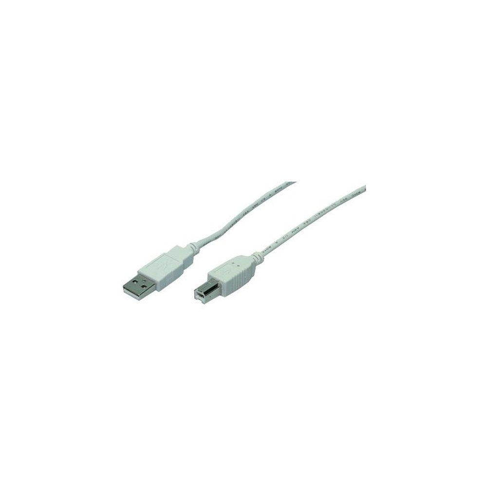 LogiLink Câble USB 2.0, USB-A - USB-B, 5,0 m