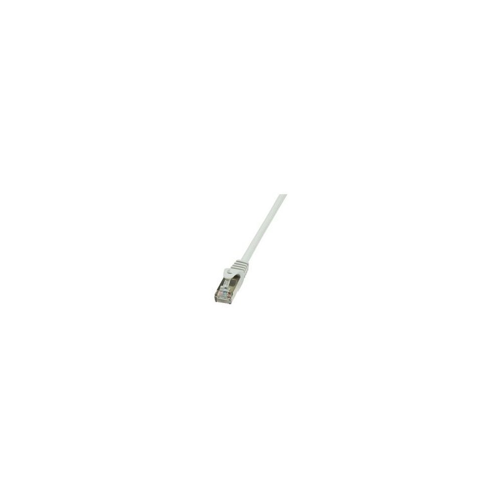 LogiLink Câble Patch, Cat. 5e, F/UTP, 3 m, gris, gaine en