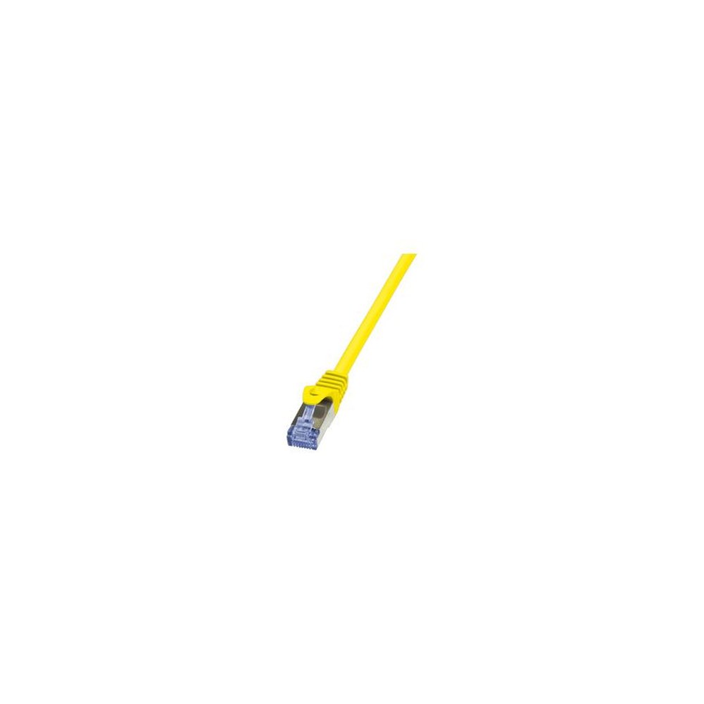 LogiLink Câble patch, Cat. 6A, S/FTP, 1 m, jaune