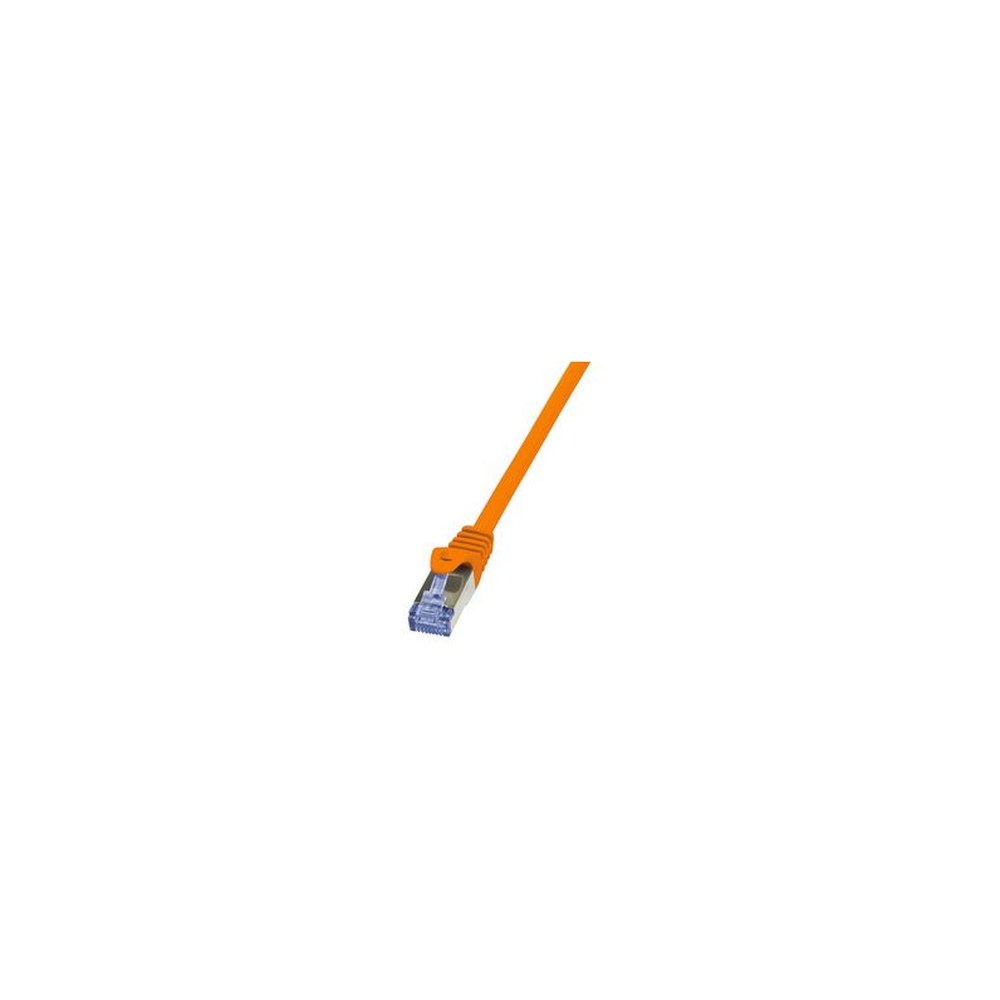 LogiLink Câble patch, Cat. 6A, S/FTP, 10 m, orange
