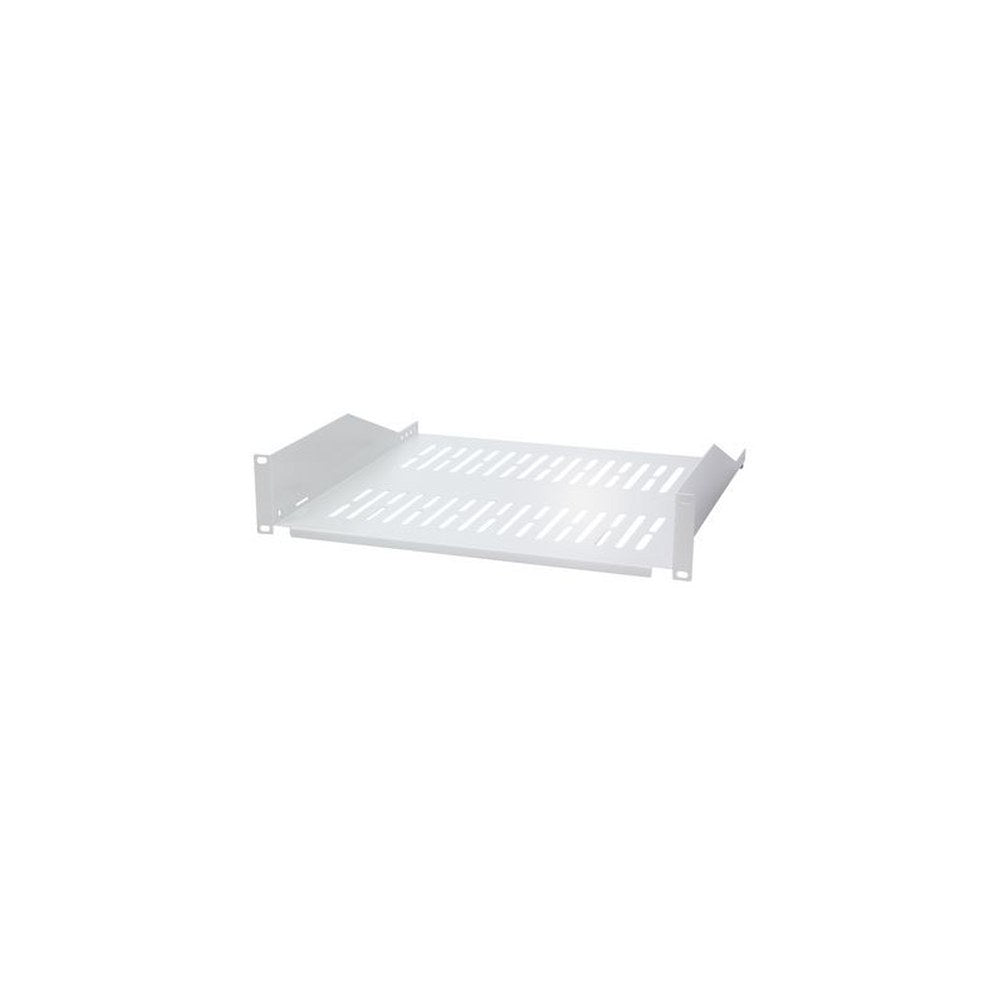 LogiLink Etagère 19", 2 U, montage fixe, (P)400 mm, gris