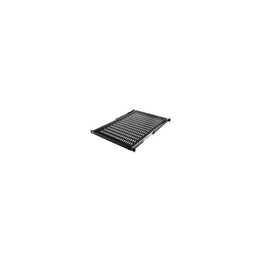 LogiLink Etagère 19", 1 U, téléscopique, (P)800 mm, gris