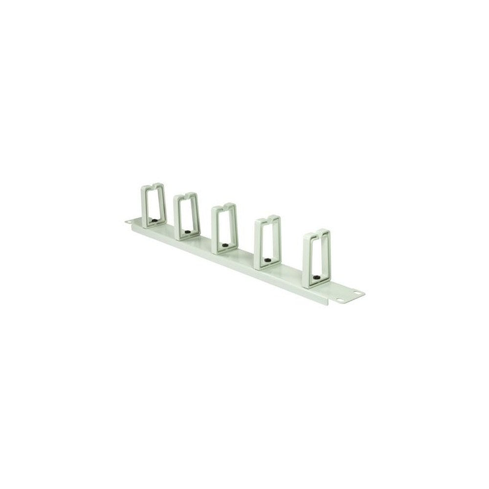 LogiLink Panneau de gestion de câbles 19", 1 U, 5 anneaux en