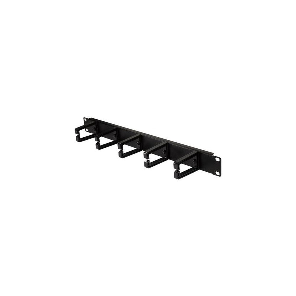 LogiLink Panneau de gestion de câbles 19", 1 U, 5 anneaux en
