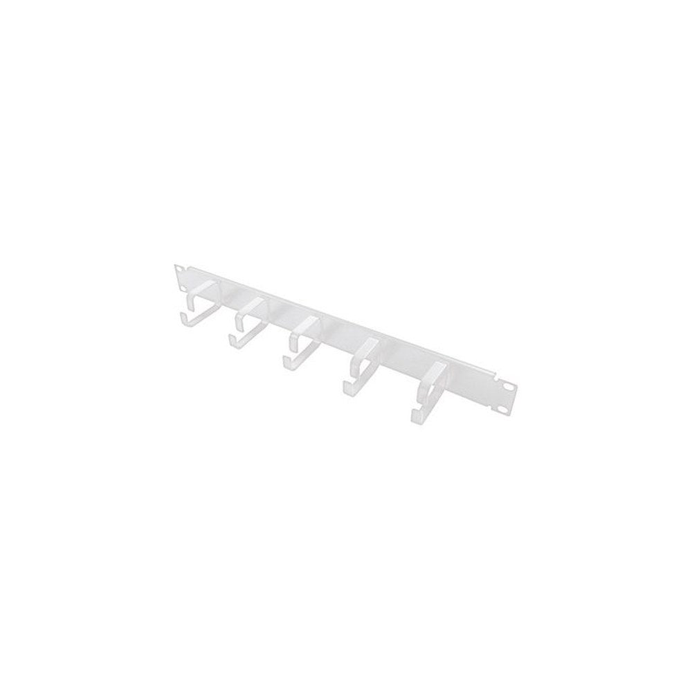LogiLink Panneau de gestion de câbles 19", 1 U, 5 anneaux en