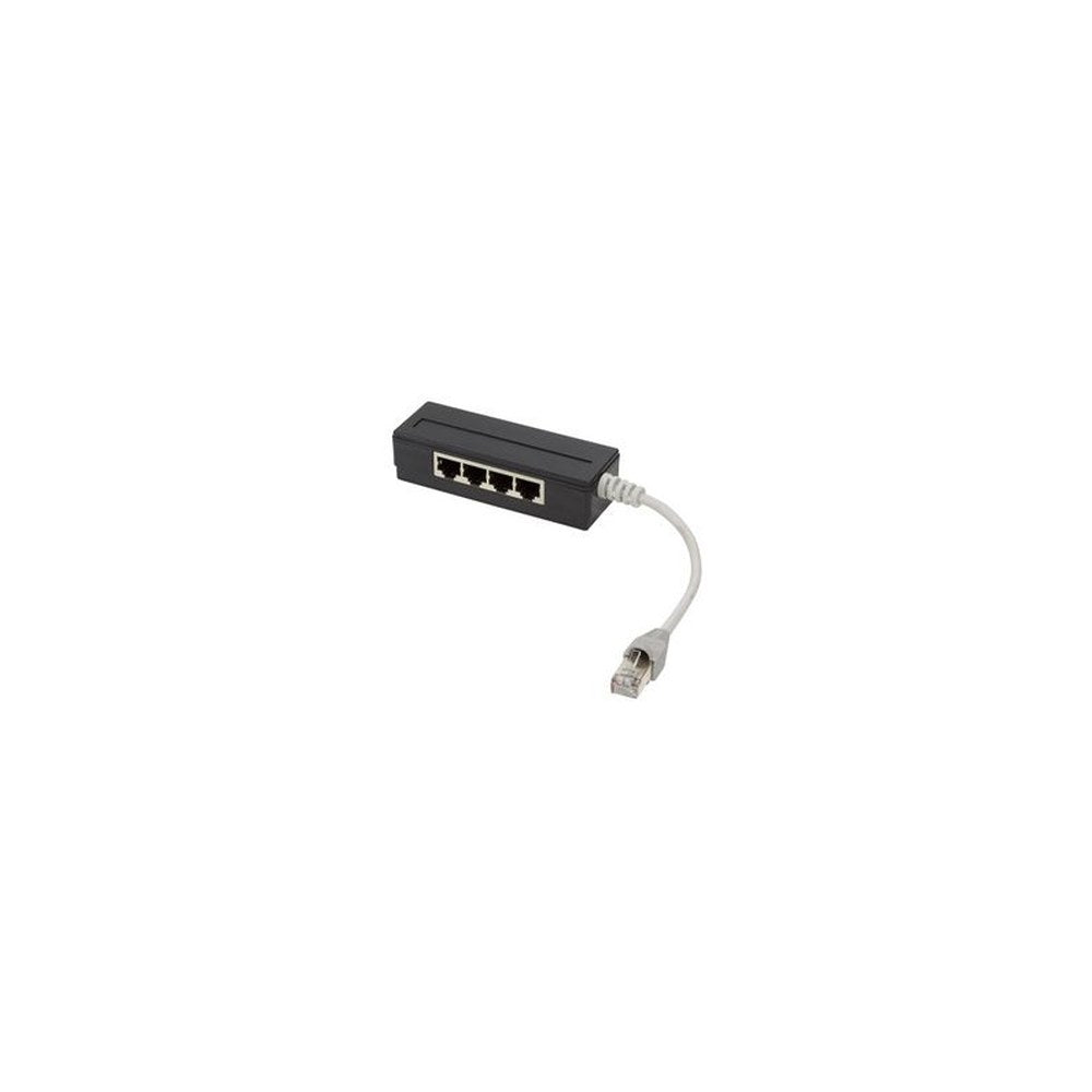 LogiLink Répartiteur RJ45, 4 ports, couleur: noir, blindé