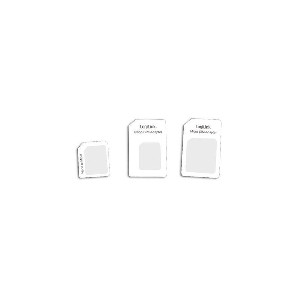 LogiLink Kit adaptateur de carte SIM nano/ micro / standard