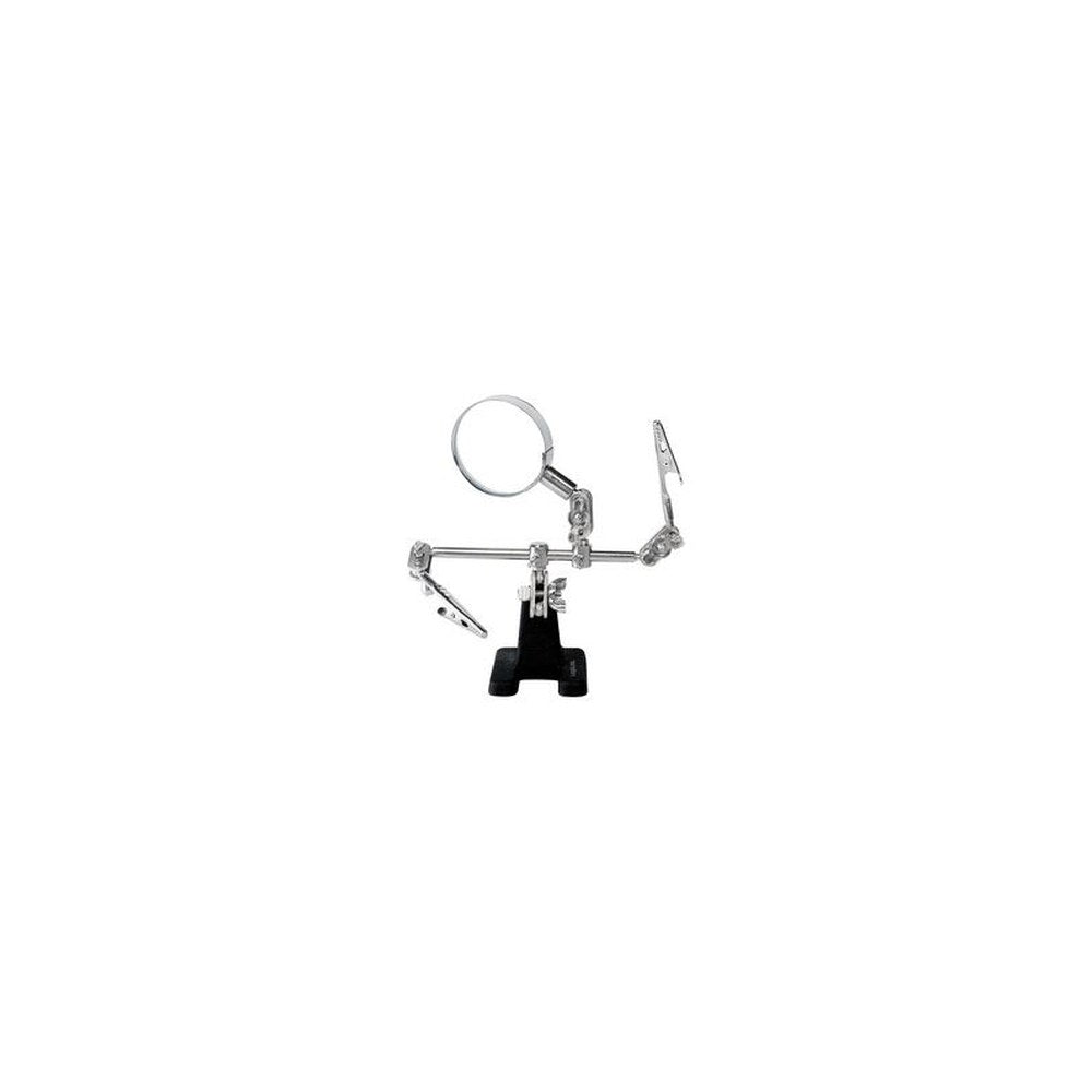 LogiLink Support de montage "troisième main", avec loupe