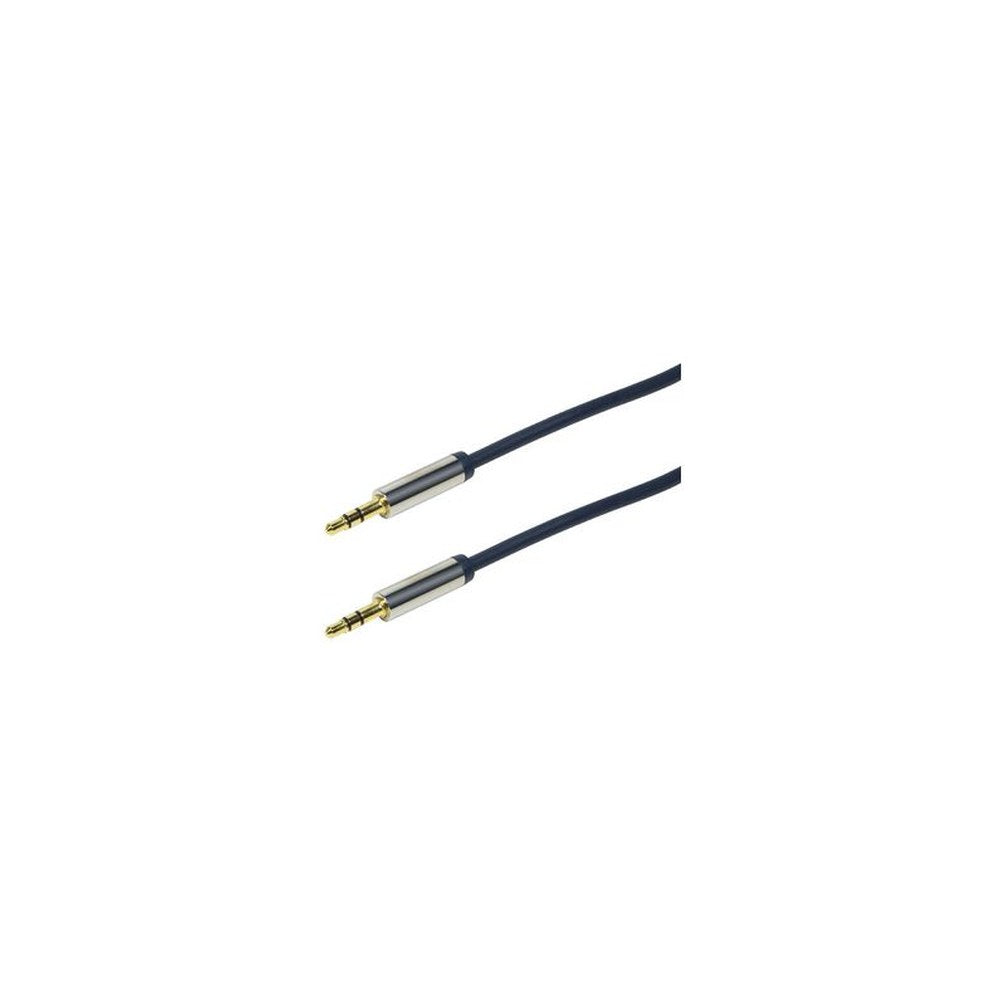 LogiLink Câble audio, 2 x jack mâle 3,5 mm, 1,5 m