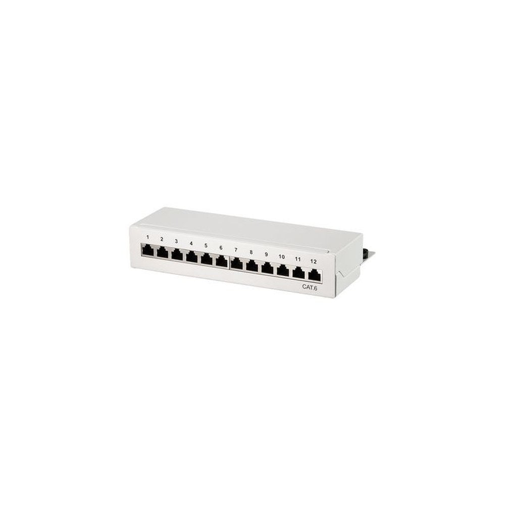 LogiLink Panneau de brassage de bureau Cat.6, blindé,