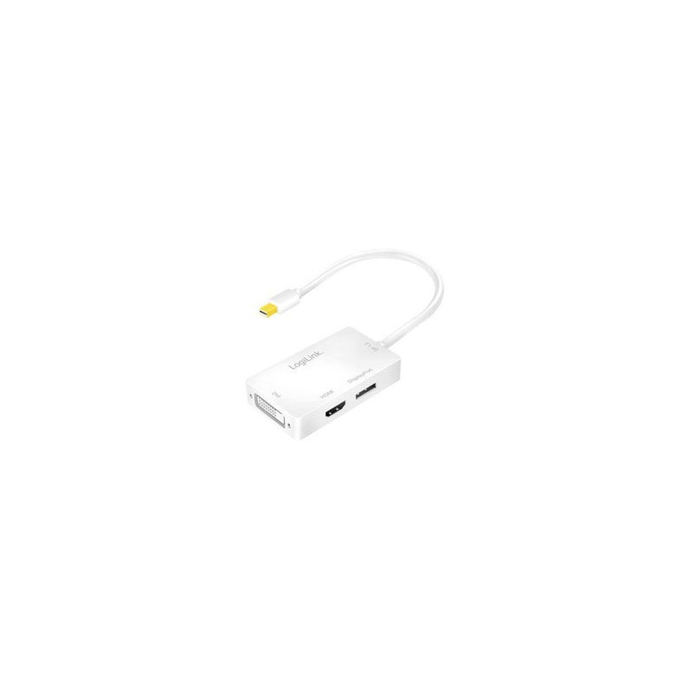 LogiLink Adaptateur mini DisplayPort mâle - DVI femelle +