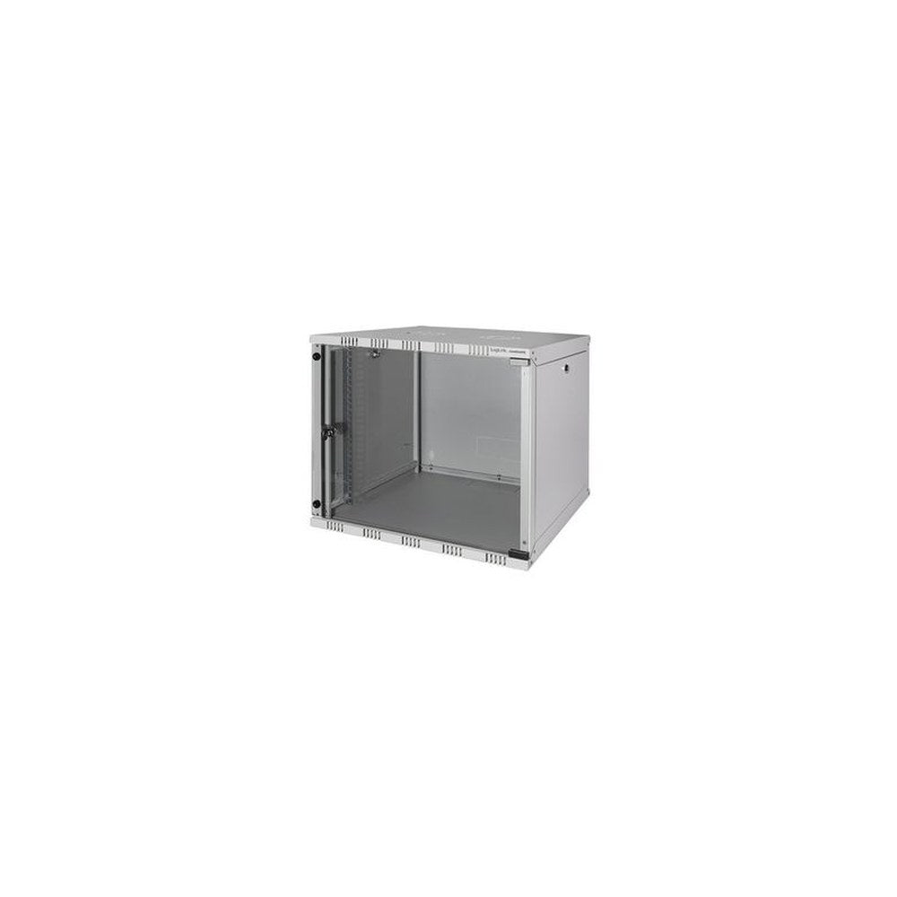 LogiLink Coffret mural 19", démonté, 12 U, gris clair