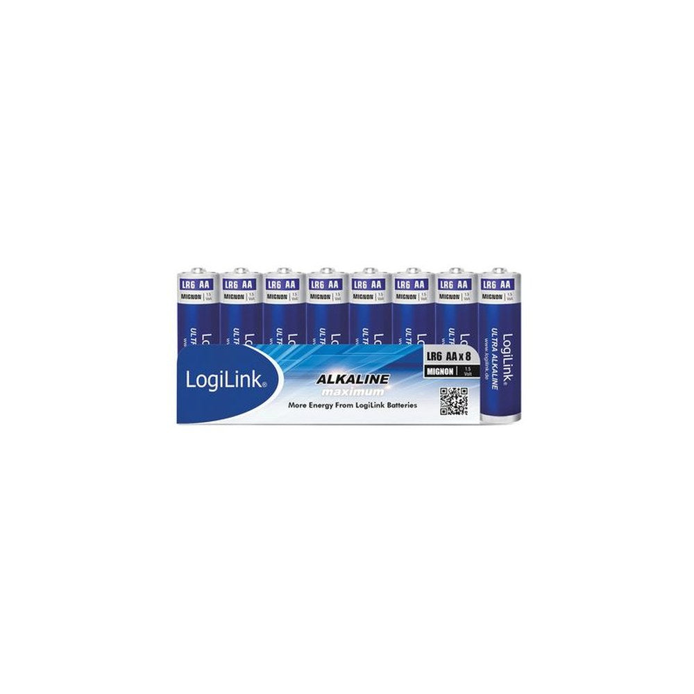 LogiLink Pile alcaline "Ultra Power", Mignon (AA/LR6)