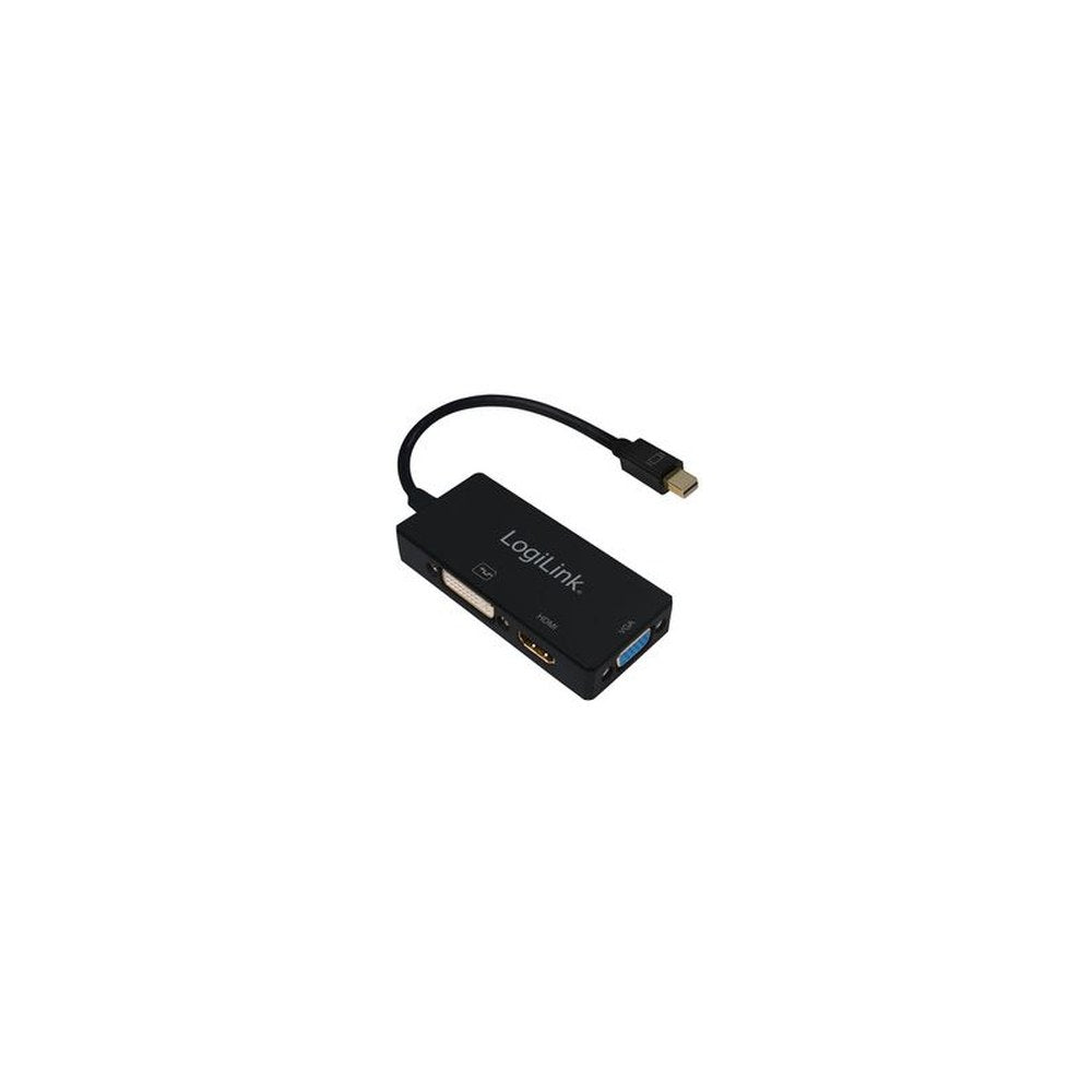 LogiLink Mini DisplayPort 4K vers adaptateur DVI/HDMI/VGA