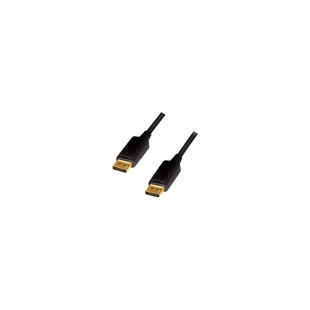 LogiLink Câble de connexion DisplayPort, noir, 10,0 m