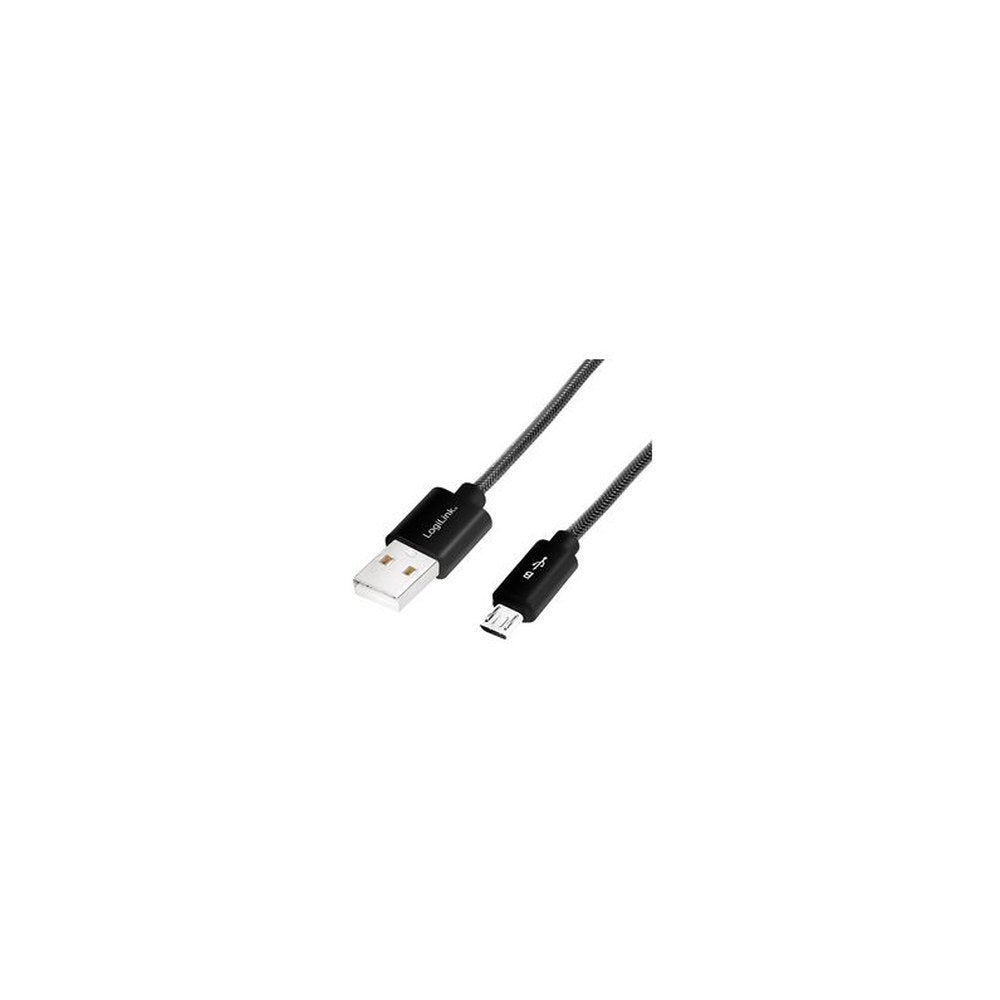 LogiLink Câble de charge & données, USB-micro USB mâle, 1,0m