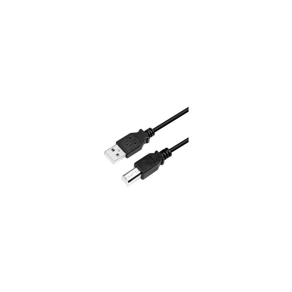 LogiLink Câble USB 2.0, USB-A - USB-B, 2,0 m, noir