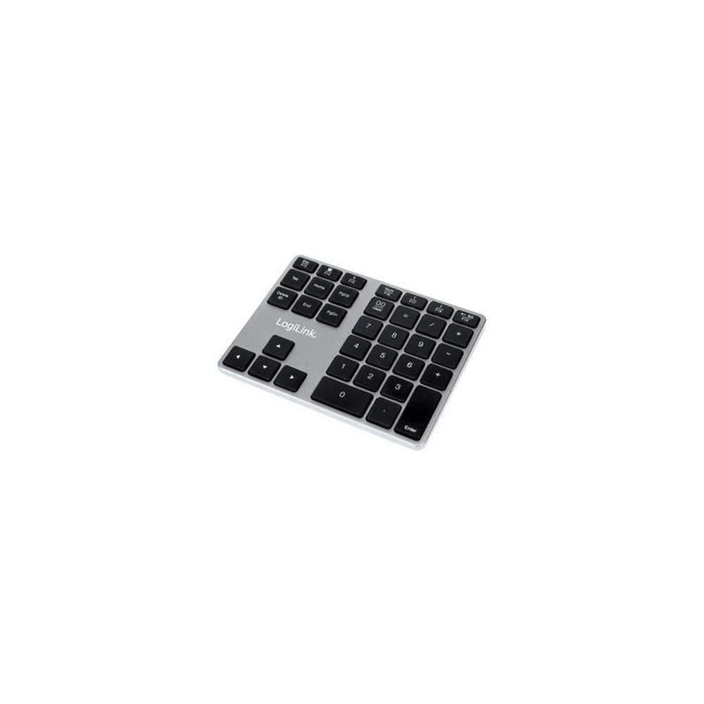 LogiLink Pavé numérique Bluetooth V3.0, aluminium, sans fil